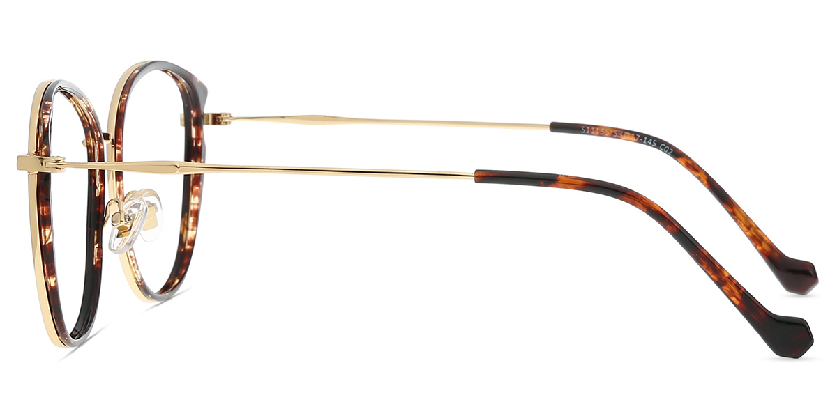 Women's full frame Mixed Materials eyeglasses | Firmoo.com