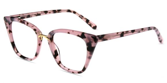 Gafas Graduadas Mujer AC63539 | Gafas Ojos de gato Claras,Multicolor Con Montura Acetato | Firmoo ES