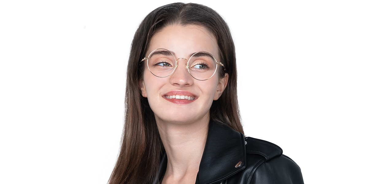 Unisex full frame memory metal eyeglasses | Firmoo.com