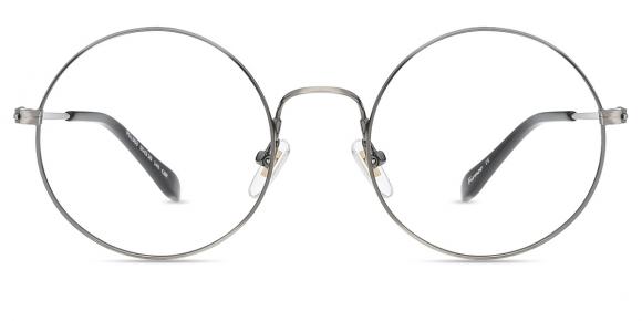 Unisex full frame memory metal eyeglasses | Firmoo.com