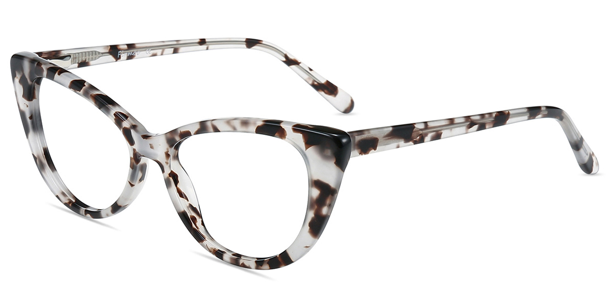 Women's full frame acetate eyeglasses
