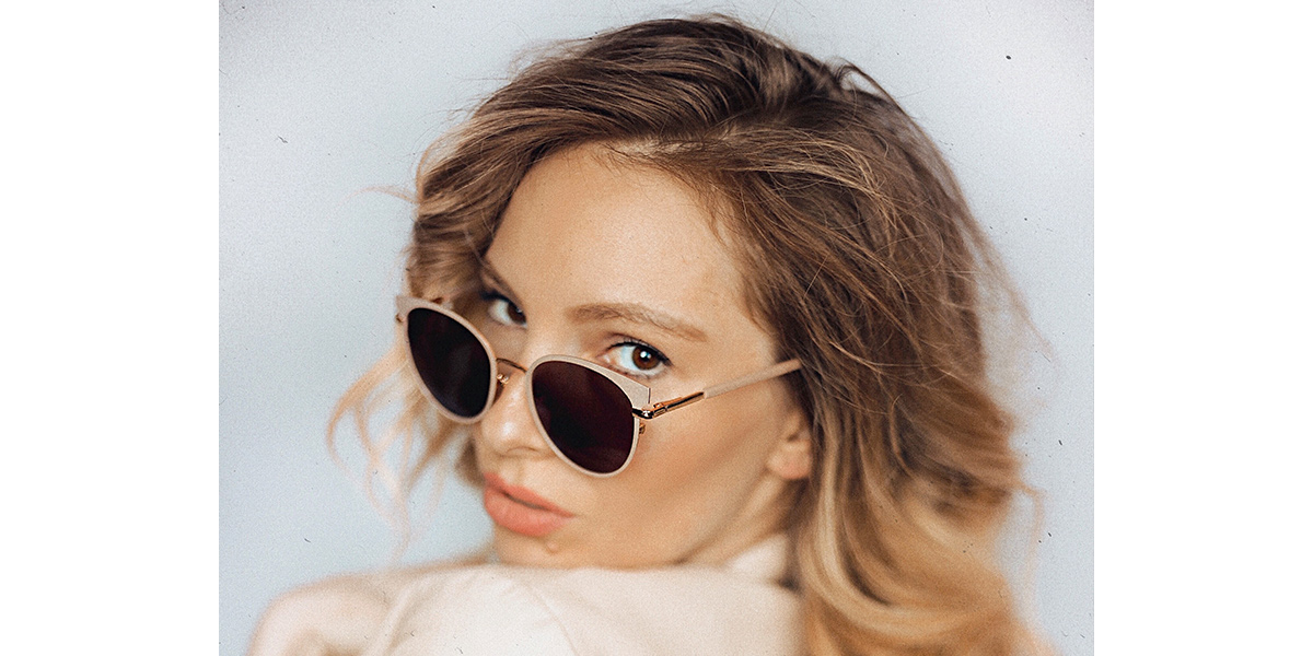 Women's full frame metal sunglasses | Firmoo.com