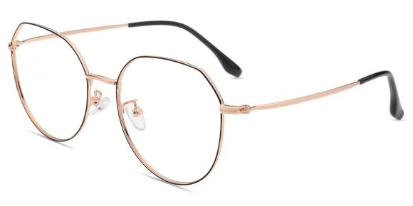 Unisex full frame metal eyeglasses | Firmoo.com