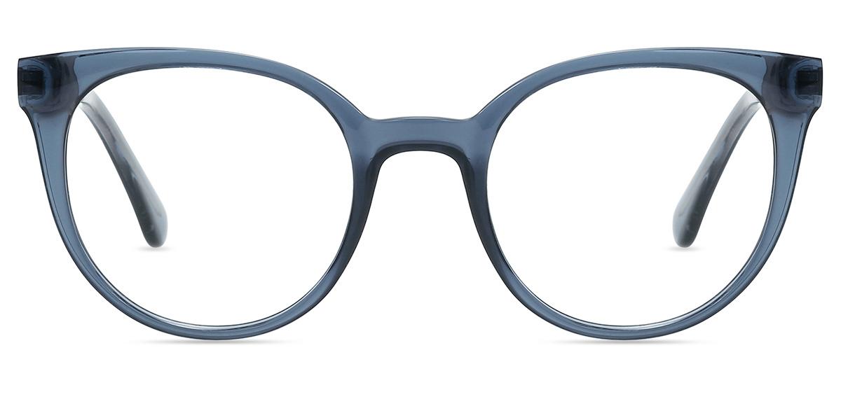Women's full frame mixed material eyeglasses | Firmoo.com