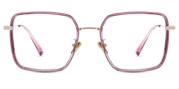 mtfエクリュ38 Women's full frame mixed material eyeglasses | Firmoo.com