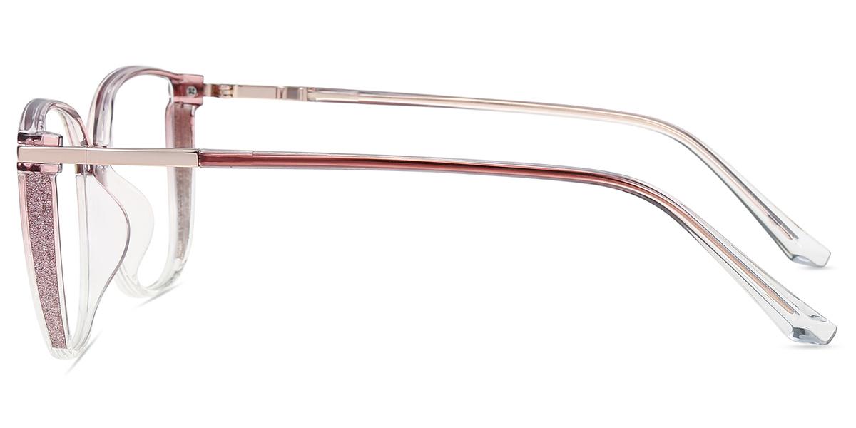 Lunettes De Vue Femmes S0189 | Rose,Clair Matériaux Mixtes Moyen En ...