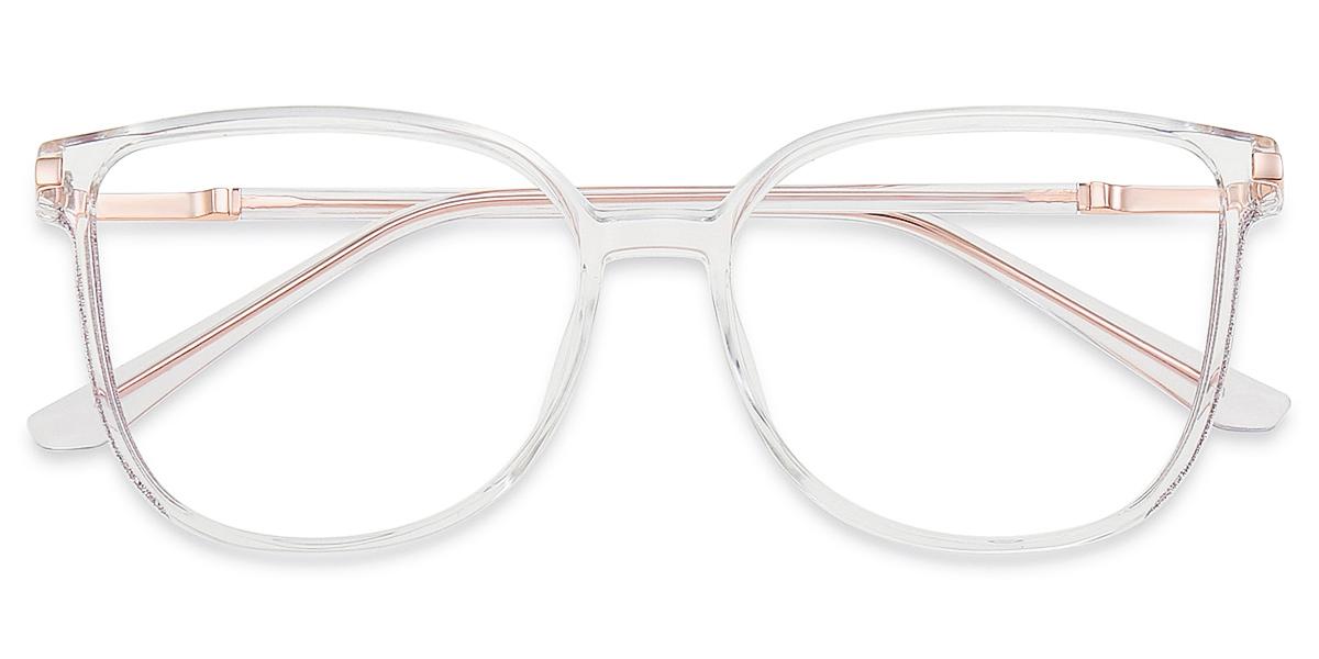 Women's full frame mixed material eyeglasses | Firmoo.cl
