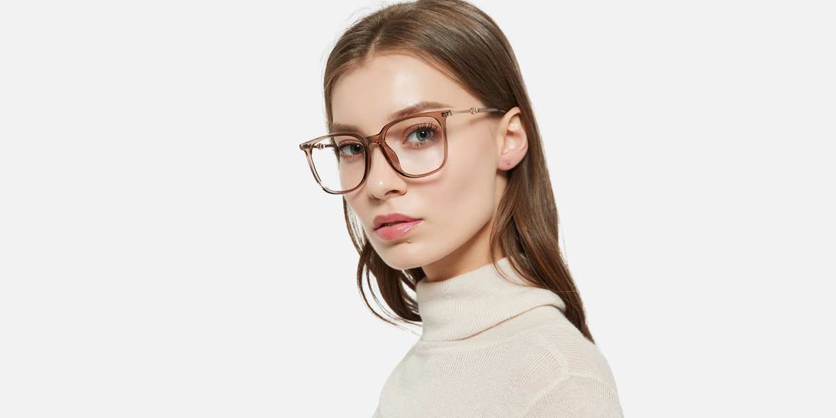 Occhiali da vista Donna S16734 | Occhiali Quadrati Neri in Tr | Firmoo IT