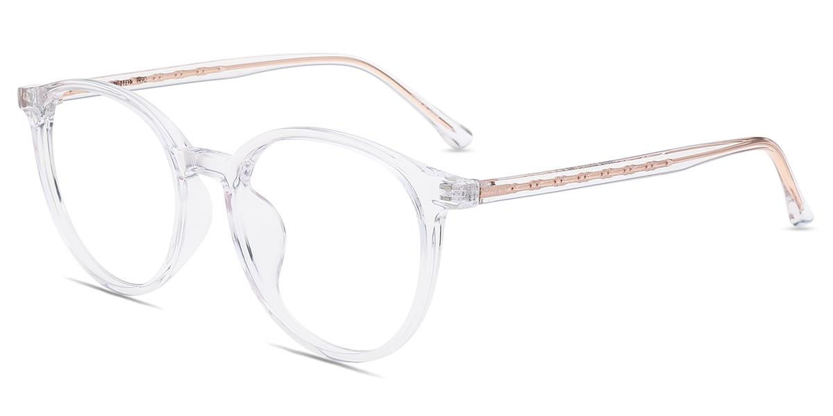 Women Glasses Medium S16868 Clear Tr Hornrimmed Frame Firmoo UK