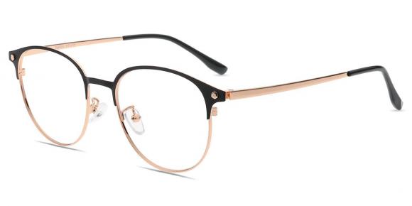 Unisex full frame mixed material eyeglasses, Firmoo.com