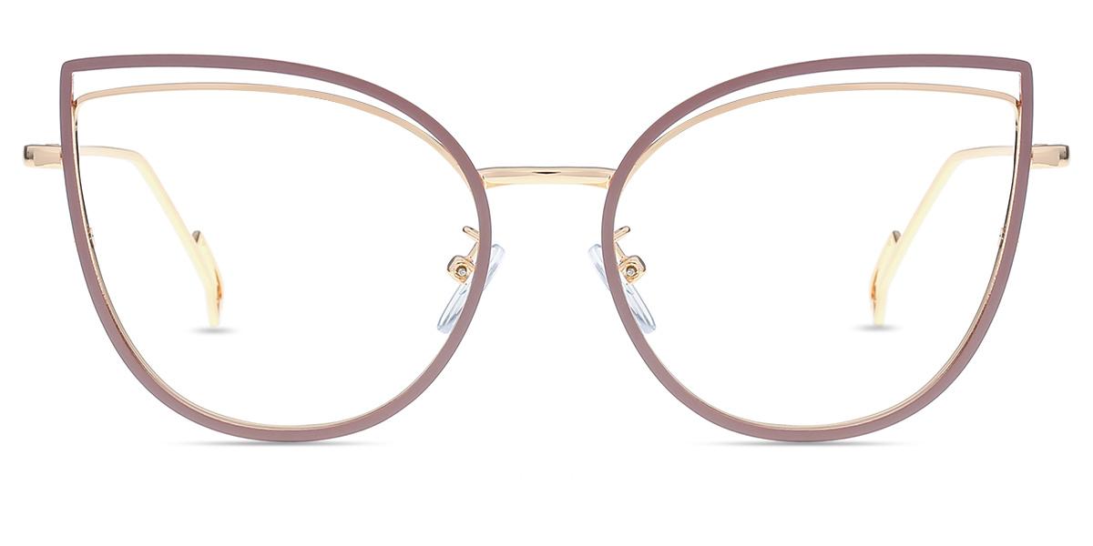 Women's full frame metal eyeglasses | Firmoo.com