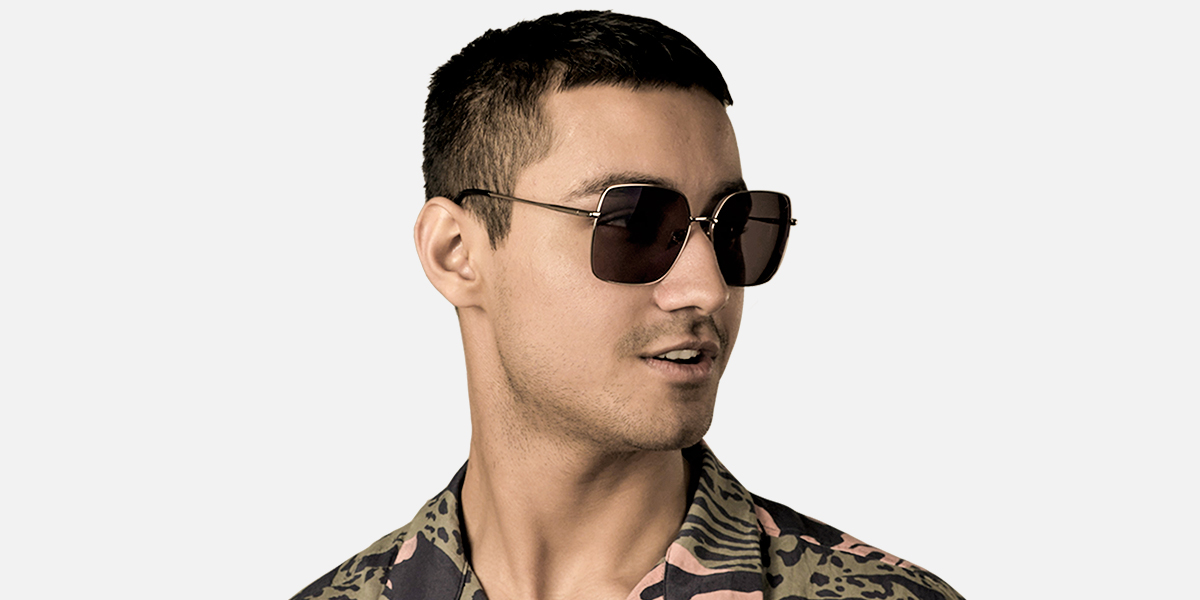 Unisex full frame metal sunglasses | Firmoo.com