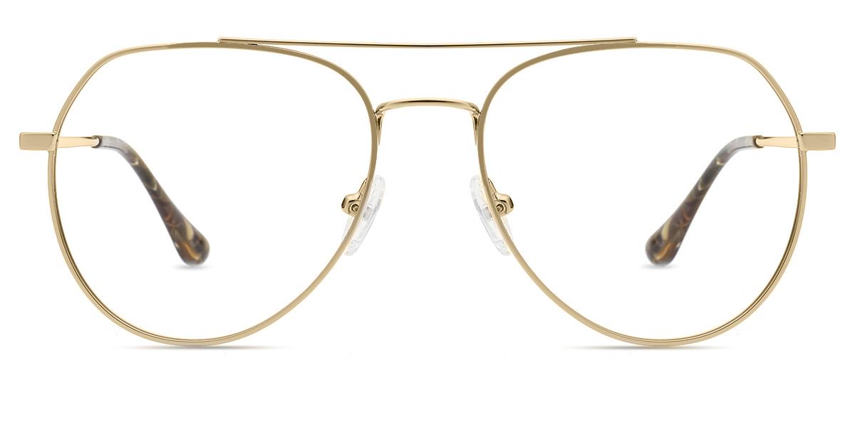 Unisex full frame metal eyeglasses | Firmoo.com