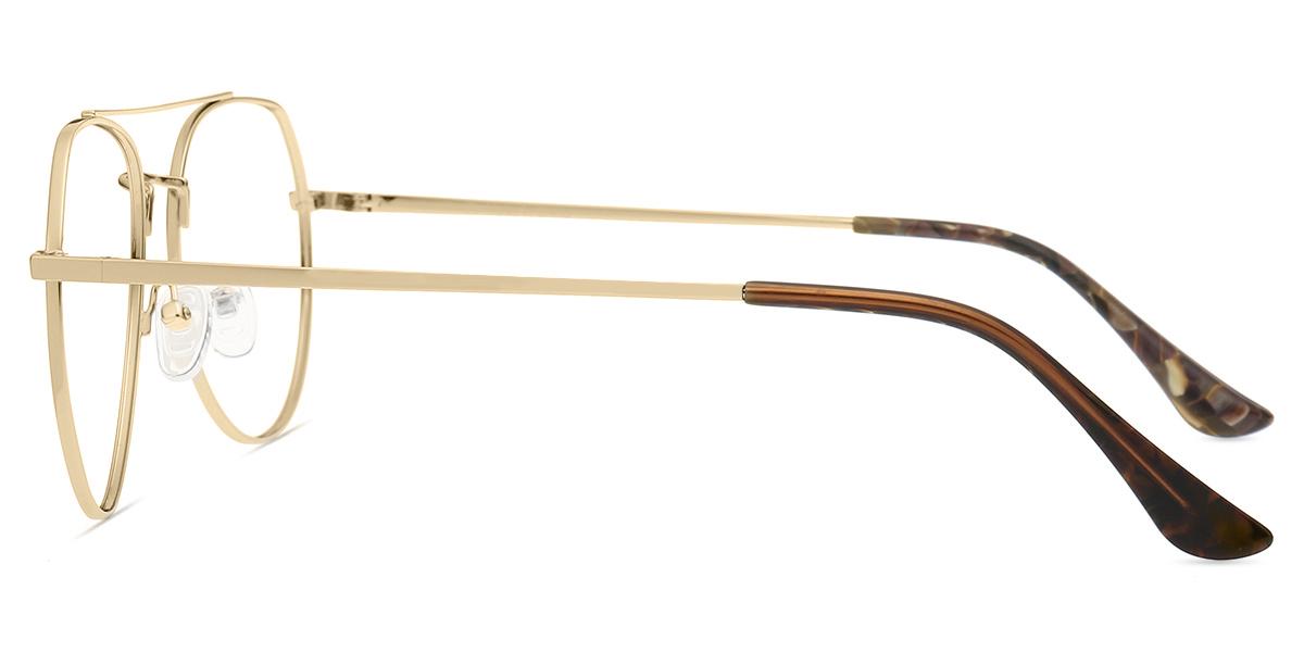 Unisex full frame metal eyeglasses | Firmoo.com