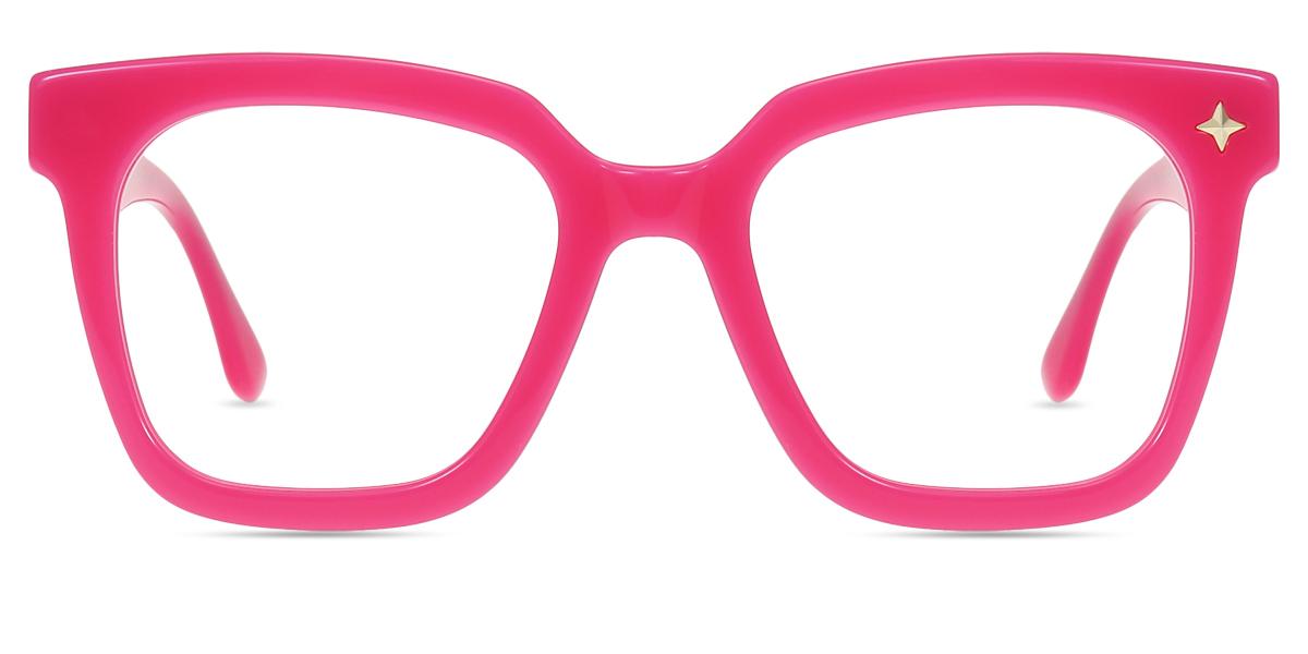 Square Glasses Grace20210 in Bright Pink Firmoo AU