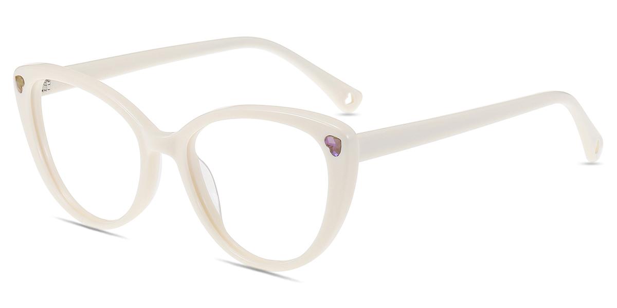 Occhiali da vista Donna April20204 | Occhiali Cat eye Bianchi in