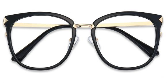 Women's full frame TR & Metal eyeglasses | Firmoo.com