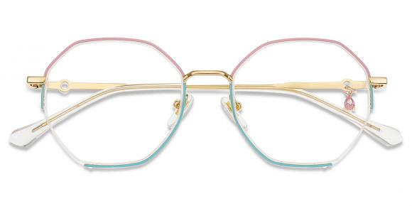 Women's semi-rimless Metal eyeglasses | Firmoo.com Women's semi-rimless Metal eyeglasses | Firmoo.com