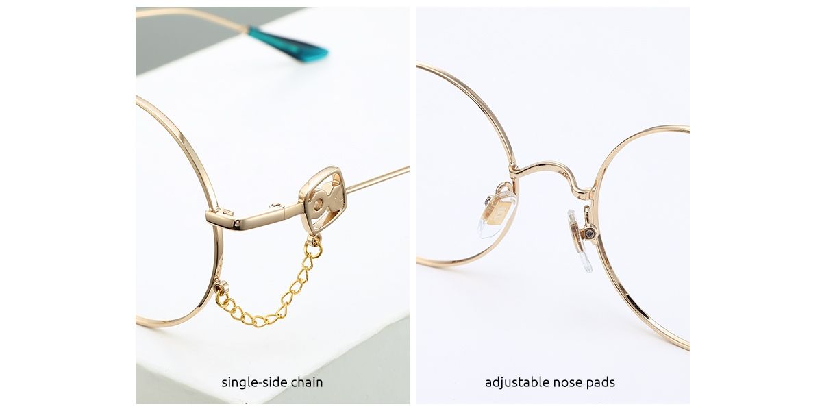 Women's full frame Metal eyeglasses | Firmoo.com