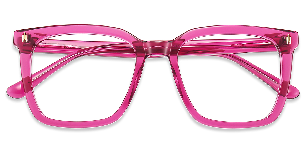 Square Glasses Lindsay20516 in Bright Pink | Firmoo AU