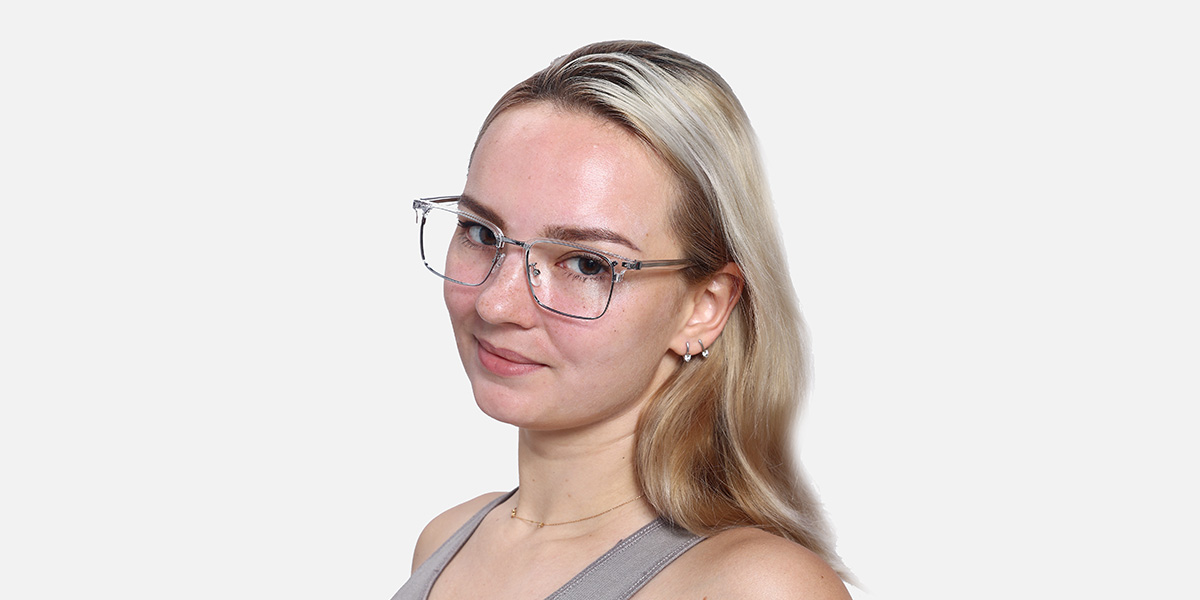 Men's full frame TR & Metal eyeglasses | Firmoo.com