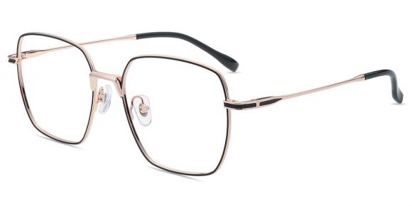 Lunettes De Vue Femmes M Rose Noir M Tal Grande Carr Lunettes Firmoo Fr