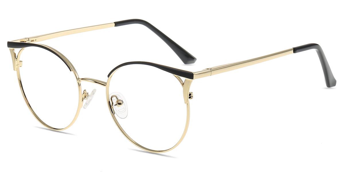 Women's full frame Metal eyeglasses | Firmoo.com