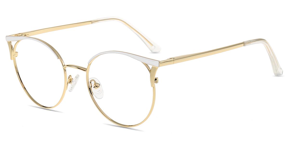 Women's full frame Metal eyeglasses | Firmoo.com