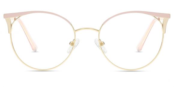 Cat Eye Occhiali Da Vista Con Bordo Oro Versace 1296 VISTA 1515