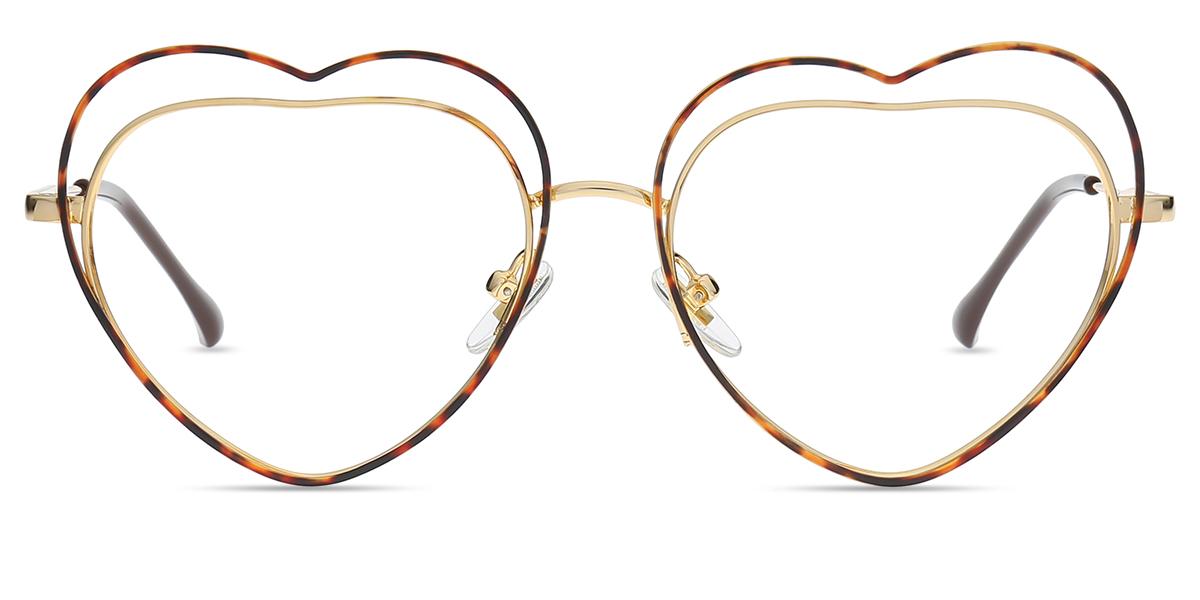 Womens Full Frame Metal Eyeglasses 0650