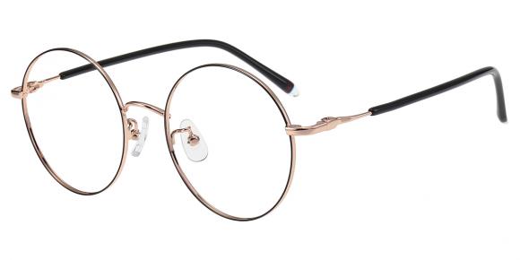 えむえむ　0308 Unisex full frame Metal eyeglasses | Firmoo.com
