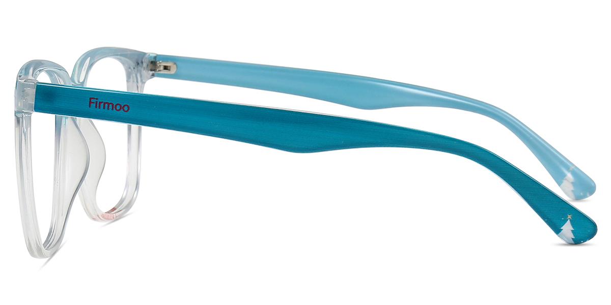 Lunettes De Vue Smith Optics Embark - Enveloppantes, Protection Lumière Bleue, Bleu Clair/noir Brillant/mat, 58 Mm