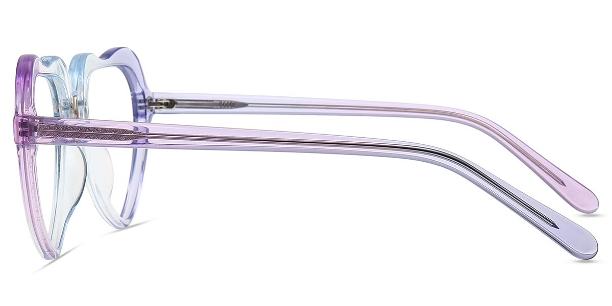 Monture De Lunettes JAI KUDO EA1640 Multicolore Métallique Ovale - Neuf Sans étiquette