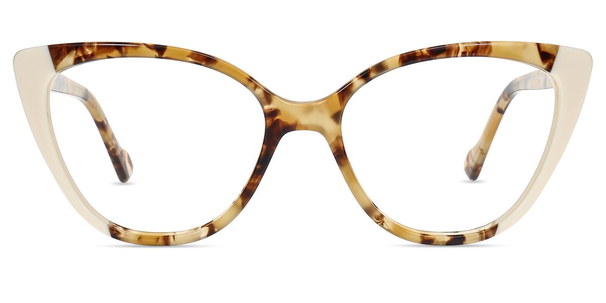Women Glasses Small AC39451 | Ivory Tortoise Acetate Cat Eye Frame ...