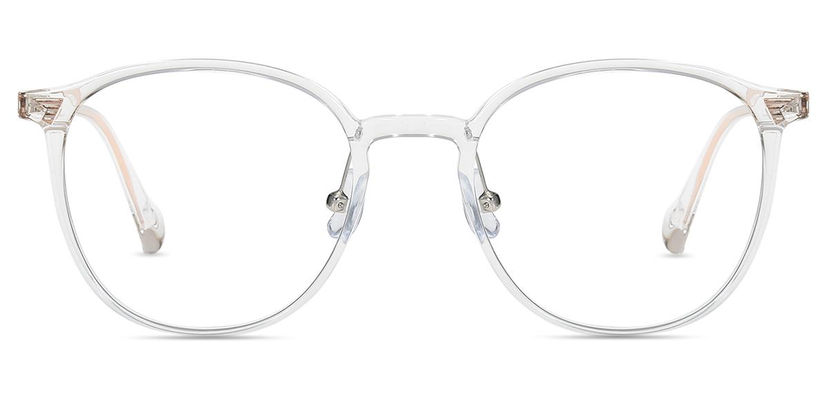Unisex Full Frame Tr And Metal Eyeglasses