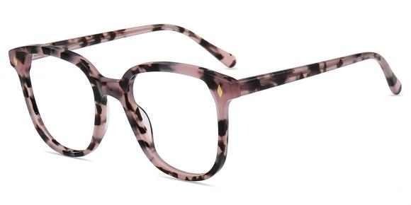 Lunettes De Vue Femmes Shirley Rose Motifs Ac Tate Moyen Carr