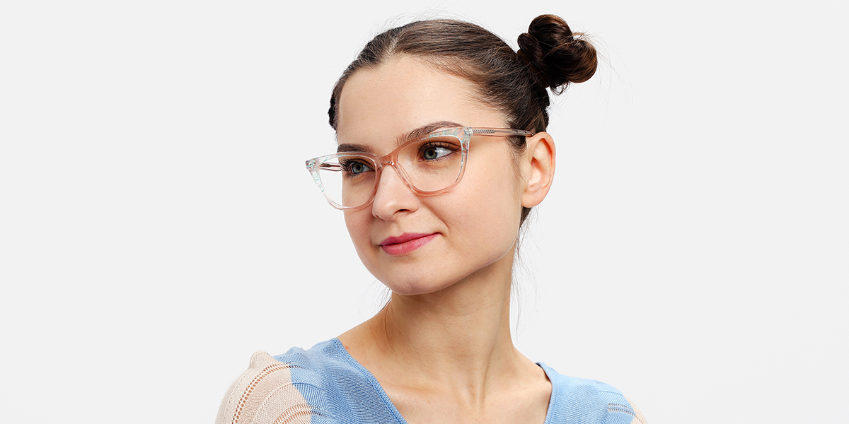 Women's full frame Acetate eyeglasses | Firmoo.com