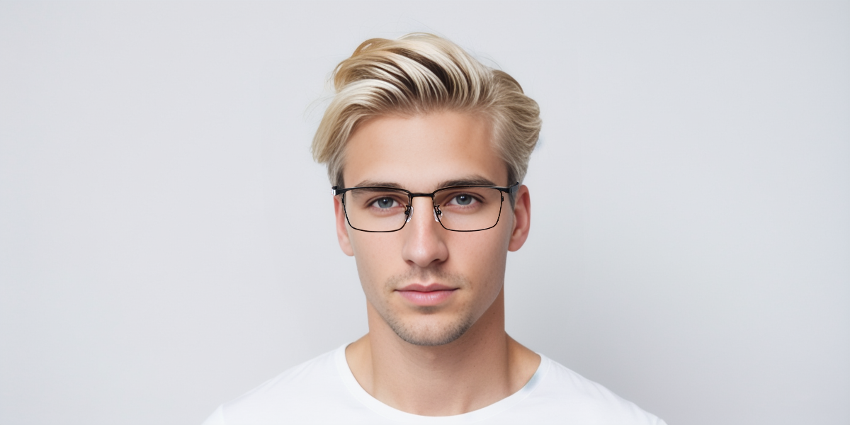 Men's full frame Titanium & Ultem eyeglasses