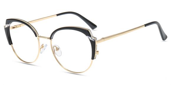 Women's full frame TR & Metal eyeglasses | Firmoo.com
