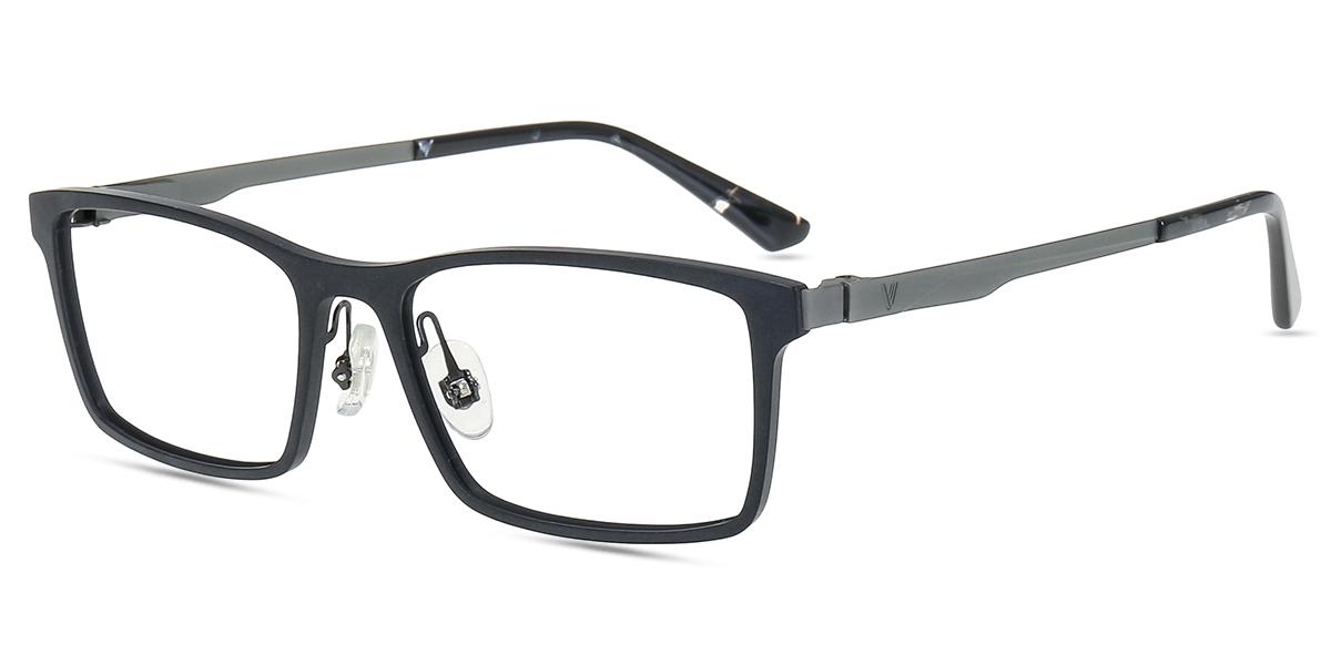 Occhiale da sole metallo rettangolare doppio ponte KUBORAUM Mask H57 Occhiale da sole metallo rettangolare doppio ponte KUBORAUM Mask H57