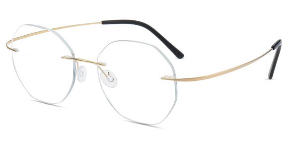 Calvin klein discount rimless frames