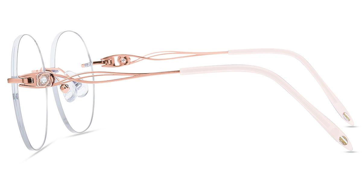 Women's rimless Titanium eyeglasses | Firmoo.com