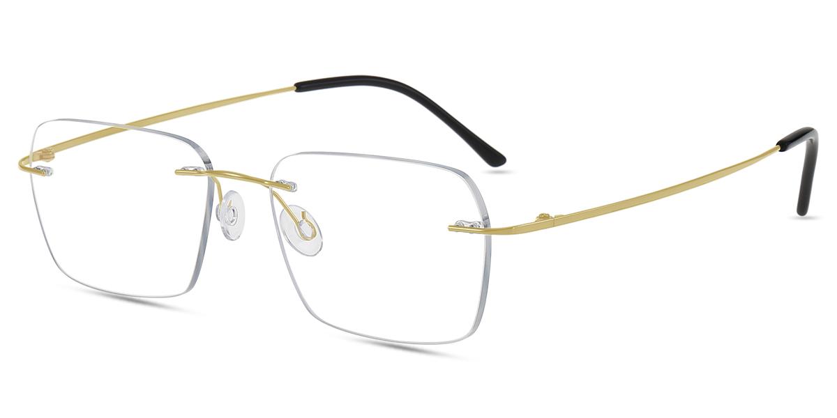 Men S Rimless Titanium Eyeglasses Au