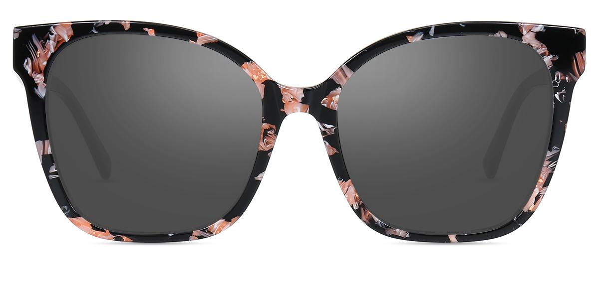 Women Sunglasses Medium JudyT118 | Pattern Acetate Cat Eye Frame ...