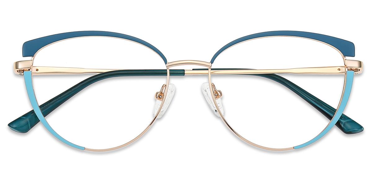 Women's full frame Metal eyeglasses