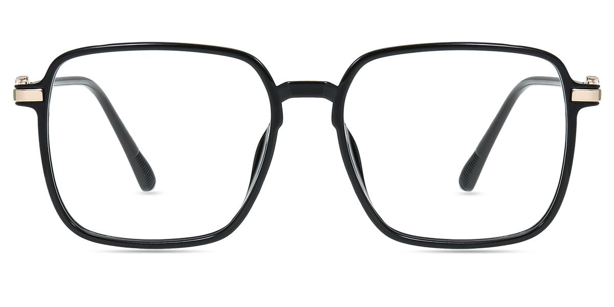 Lunettes de vue Femmes TM39234 | Noir Tr ,Métal Grande Carré lunettes