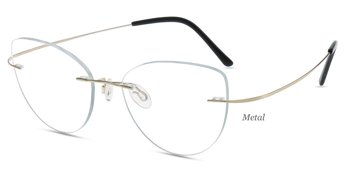 Women s Rimless Metal Eyeglasses Firmoo women-s-rimless-metal-eyeglasses-firmoo