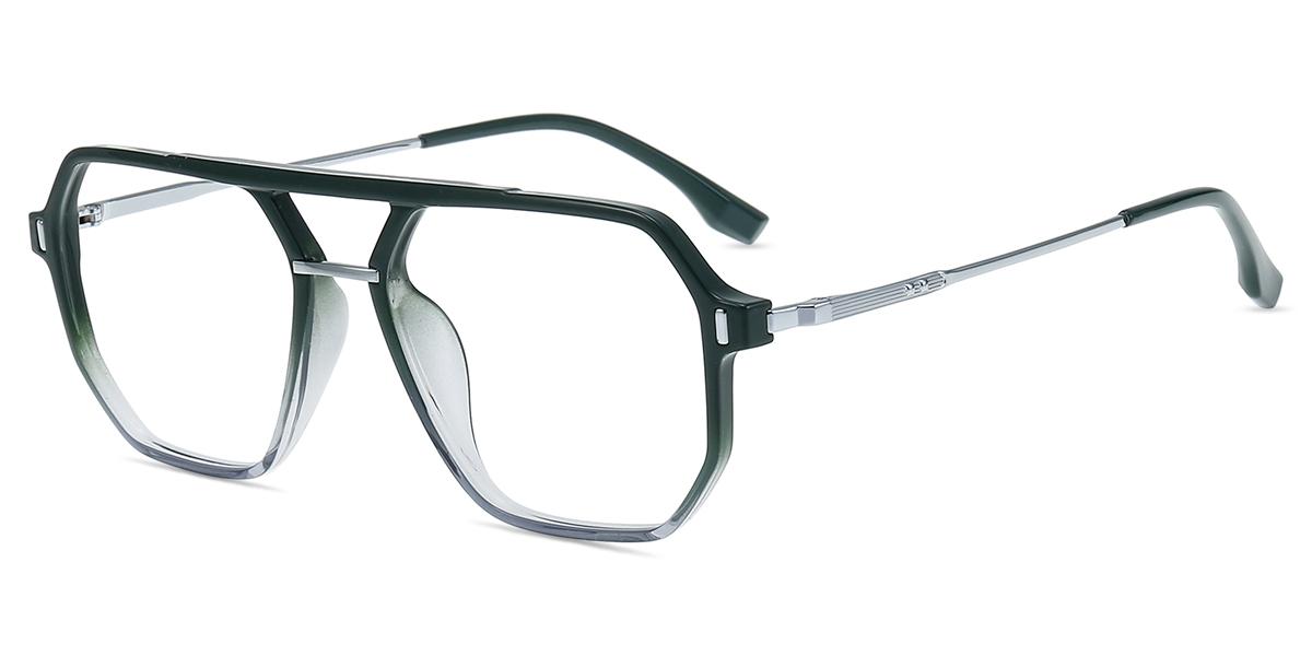 Unisex Full Frame Tr And Metal Eyeglasses