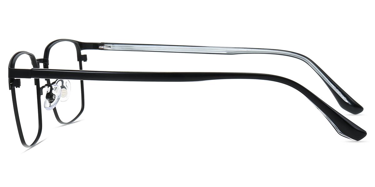 Uomo Classy Elegante Rétro Moderno Hip Hop Lenti Trasparenti Occhiali Oro - Foto 6