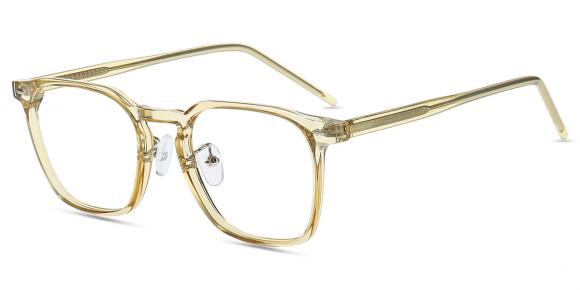 Occhiali Da Vista Uomo TR63638 | Occhiali Quadrati Chiari,Marroni In Tr - Foto 6